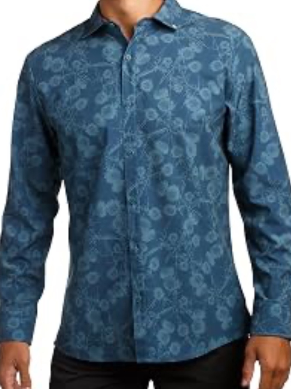 William Murray Golf Men’s Long Sleeve Thistle Button Down size XL